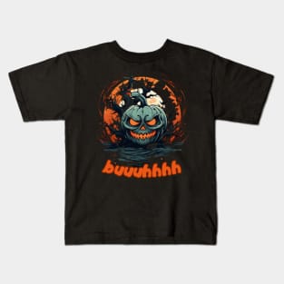 Buuhhhh-Halloween Haunt Kids T-Shirt